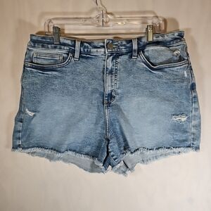 Women's Distressed Lairwn Conrad Denim Shorts
